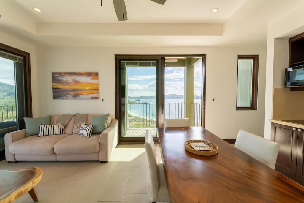 Open concept dining area
