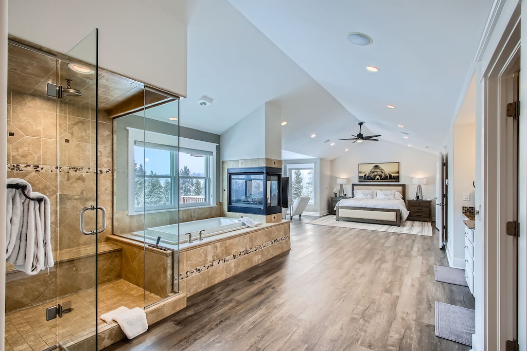 Serene Elegance - A Luxurious and Inviting Primary Bedroom (Fireplace is Not Operable)