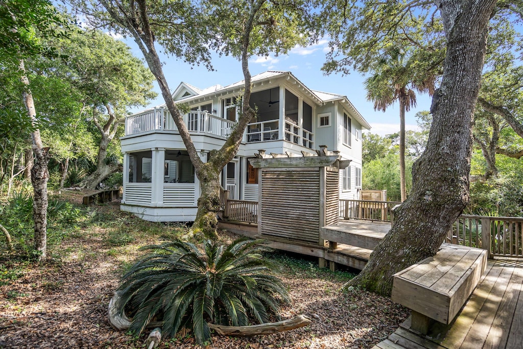 5 Porches under the sun and sky and trees