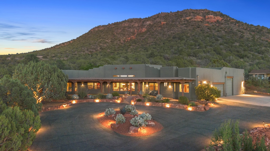 Beautiful home on natural forest land