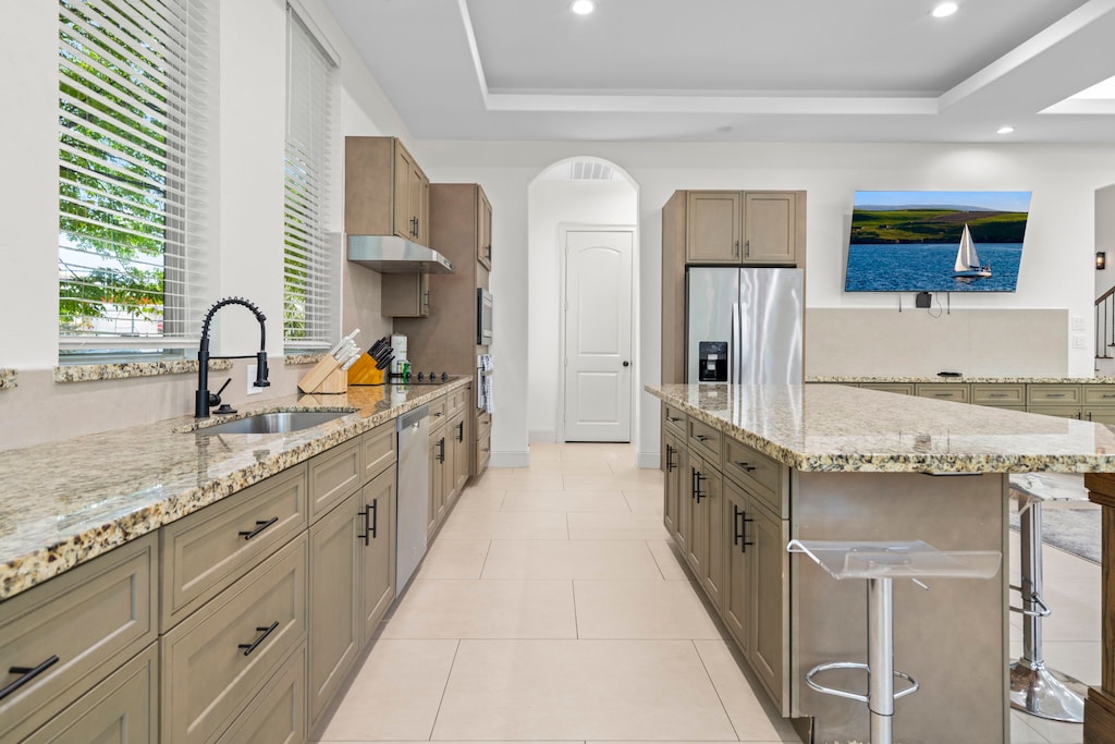 Pantry and washer/ dryer at the back of the kitchen.