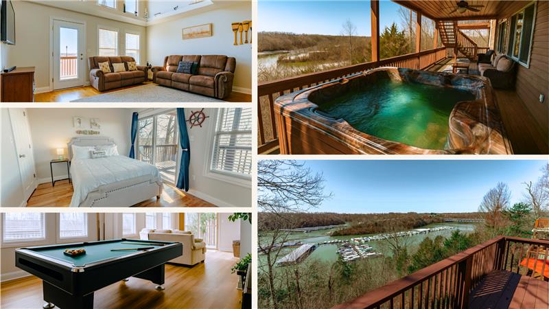 💦 Lake It Easy Retreat – Lakeview • Hot Tub • Game Room • By Lee's Ford Marina ➠ 949