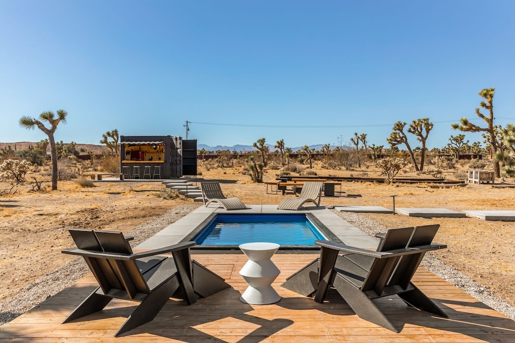 Multiple seating areas.