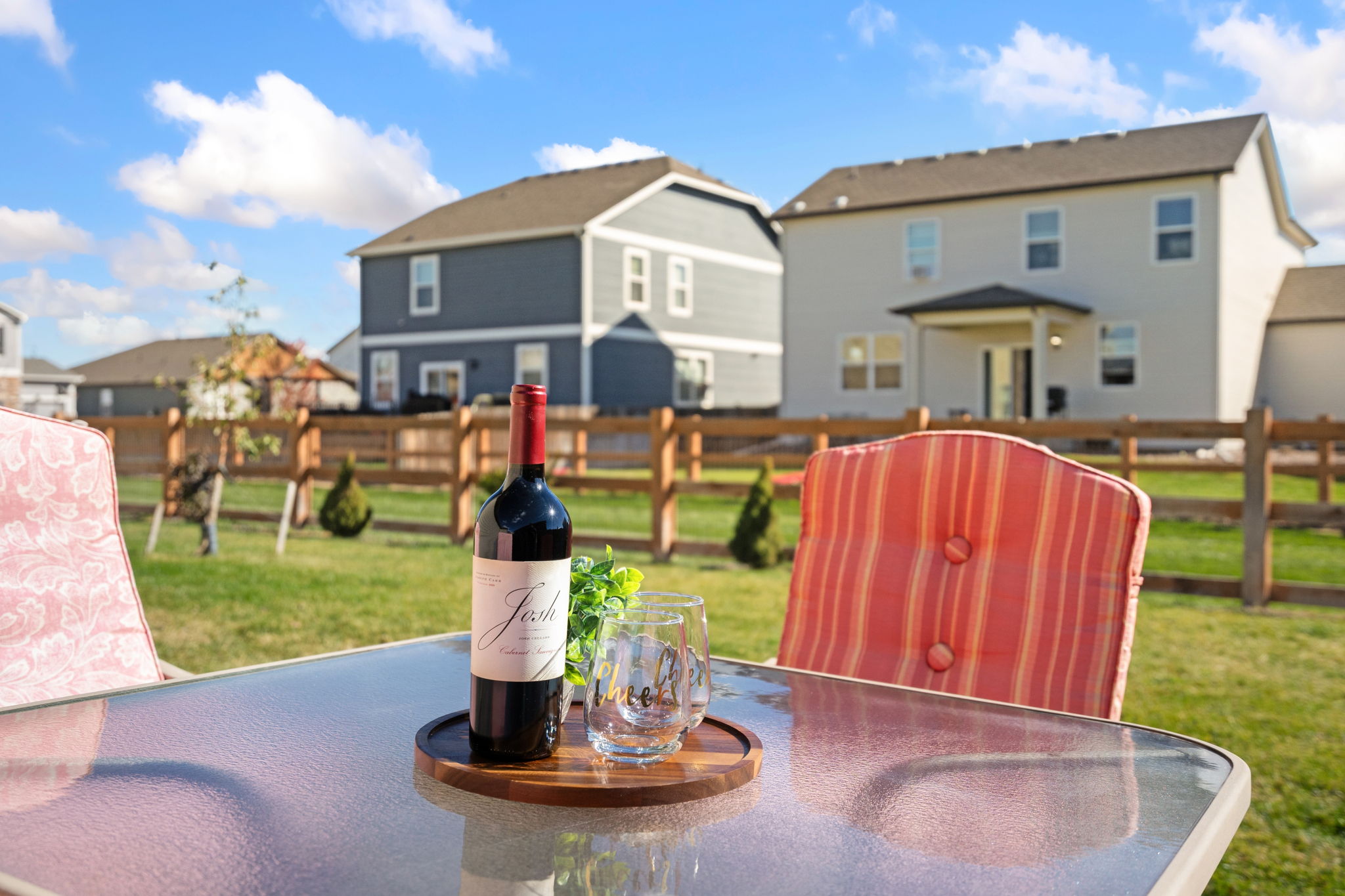 Backyard | Outdoor Dining Table and BBQ Grill