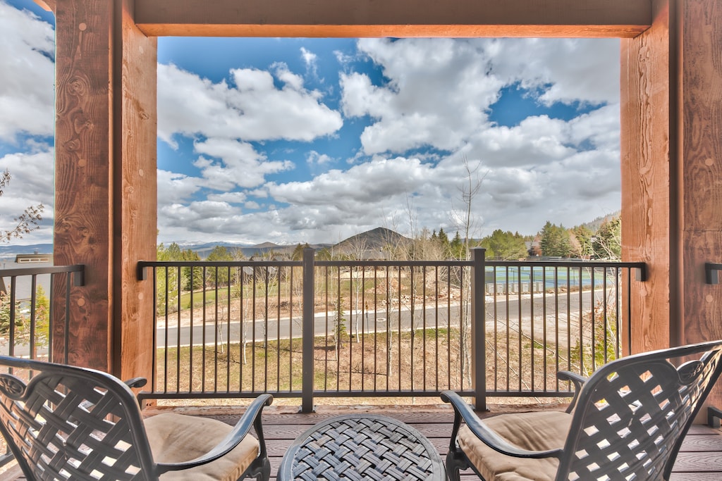 Balcony with view