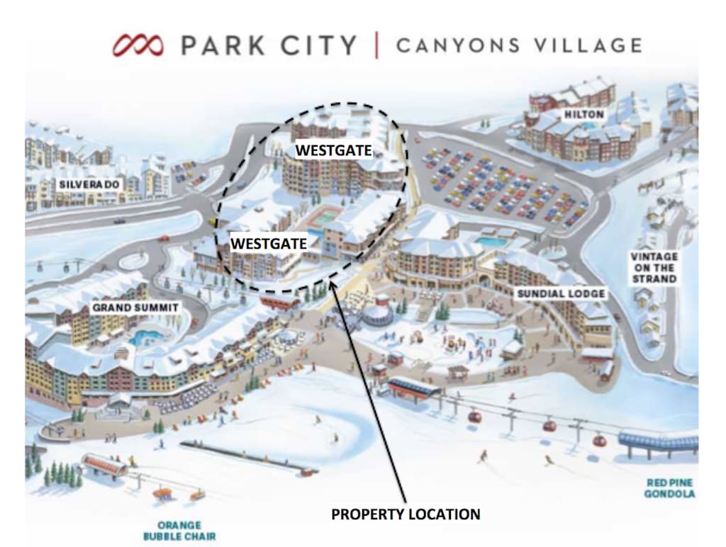 Prime ski in ski out location.