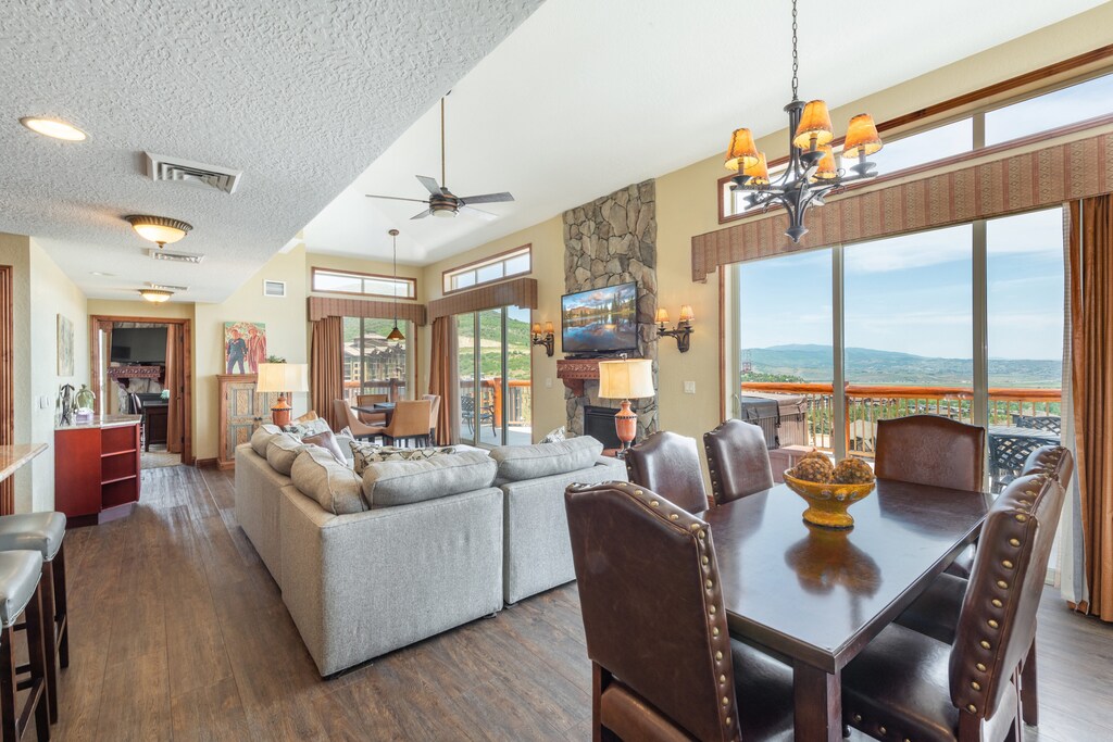 Spacious living space with sweeping views.