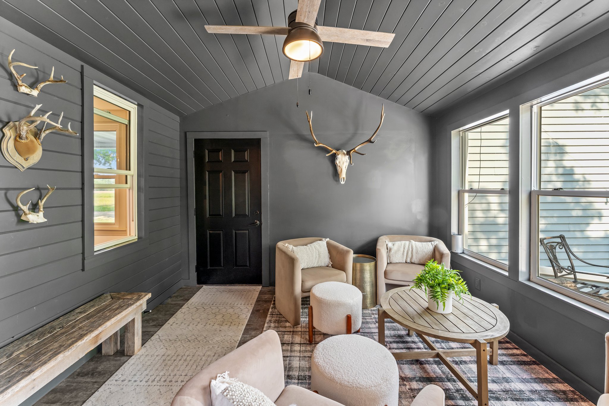 Back living room conversation space on main floor
