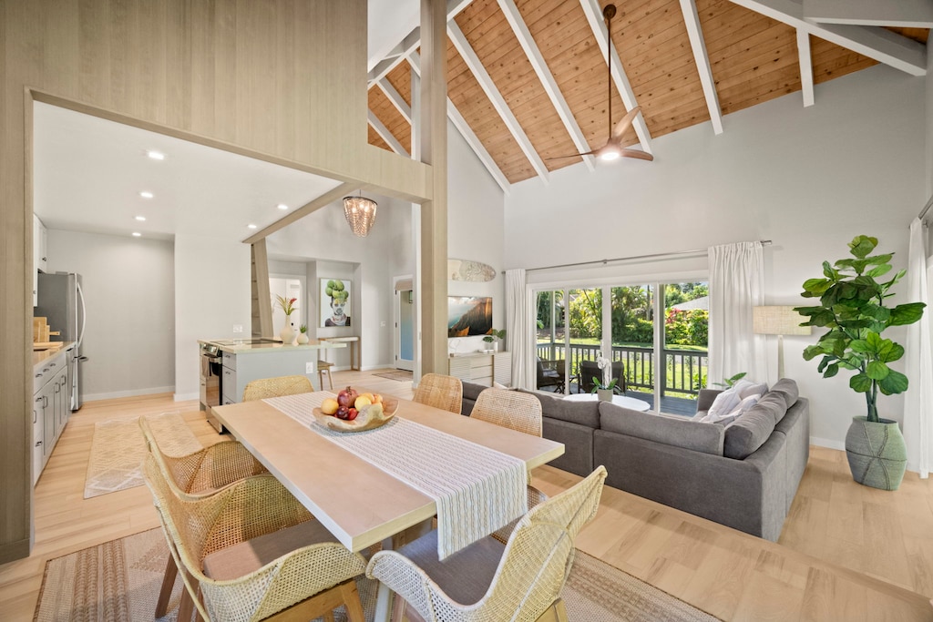 Open flow of the home invites gathering and entertainment