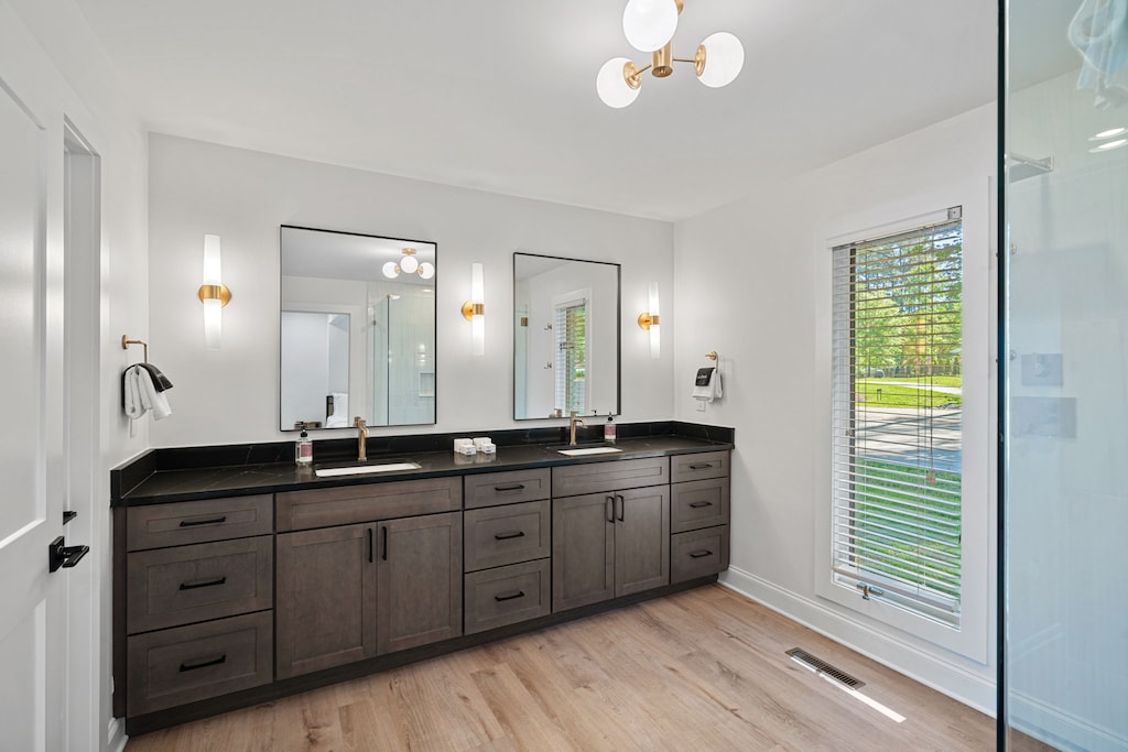 Shared hall bathroom