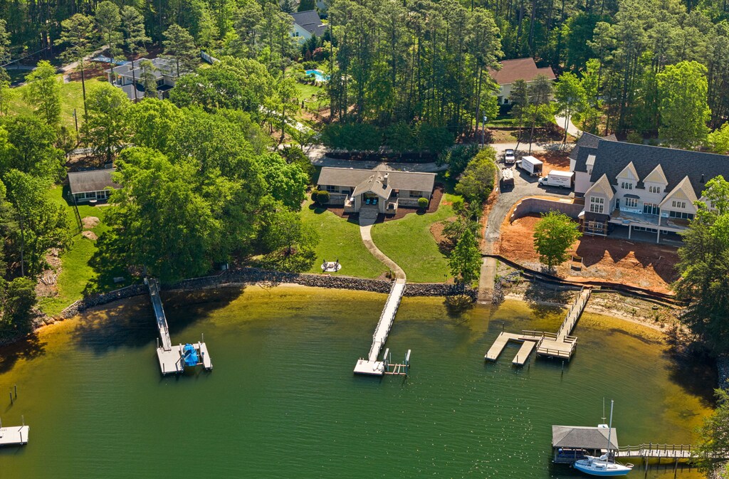 Aerial view of Brick n' Beam.