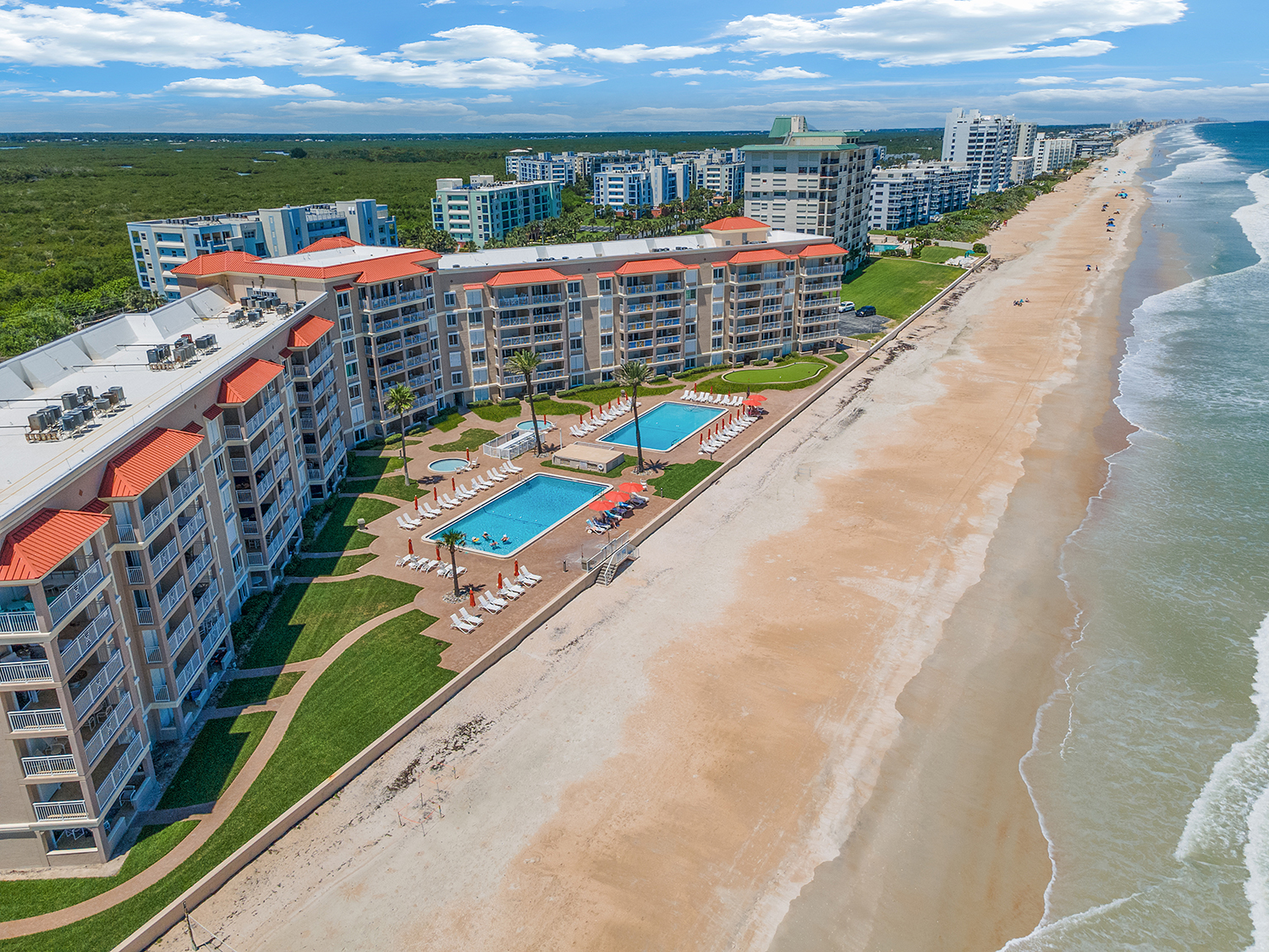 Nice morning exercise on the beach