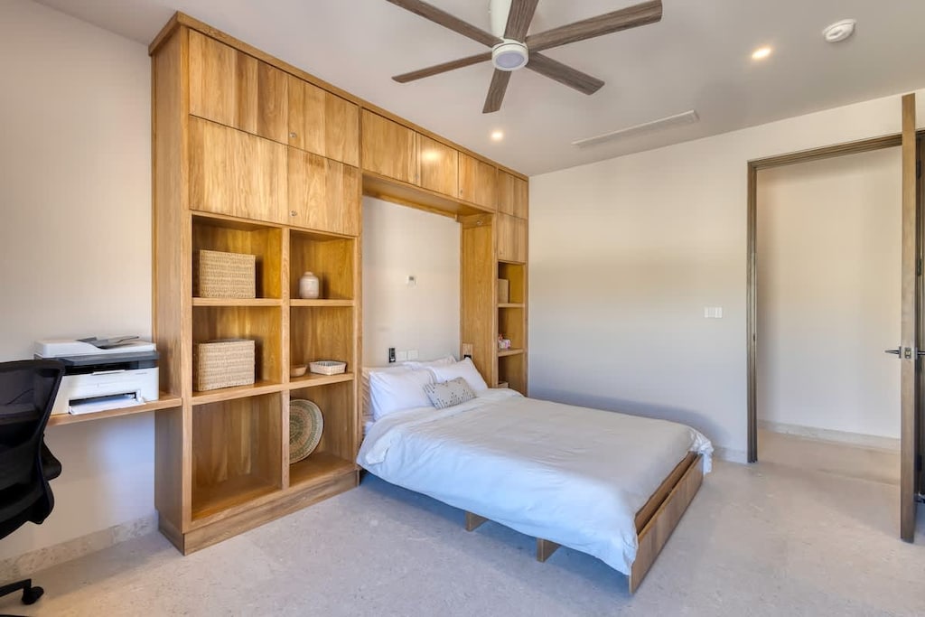 Guest Room with Murphy Queen Size Bed