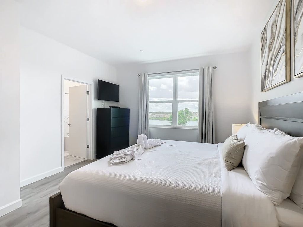 Rest easy in luxury with hotel-quality sheets and duvets for a peaceful night's sleep.