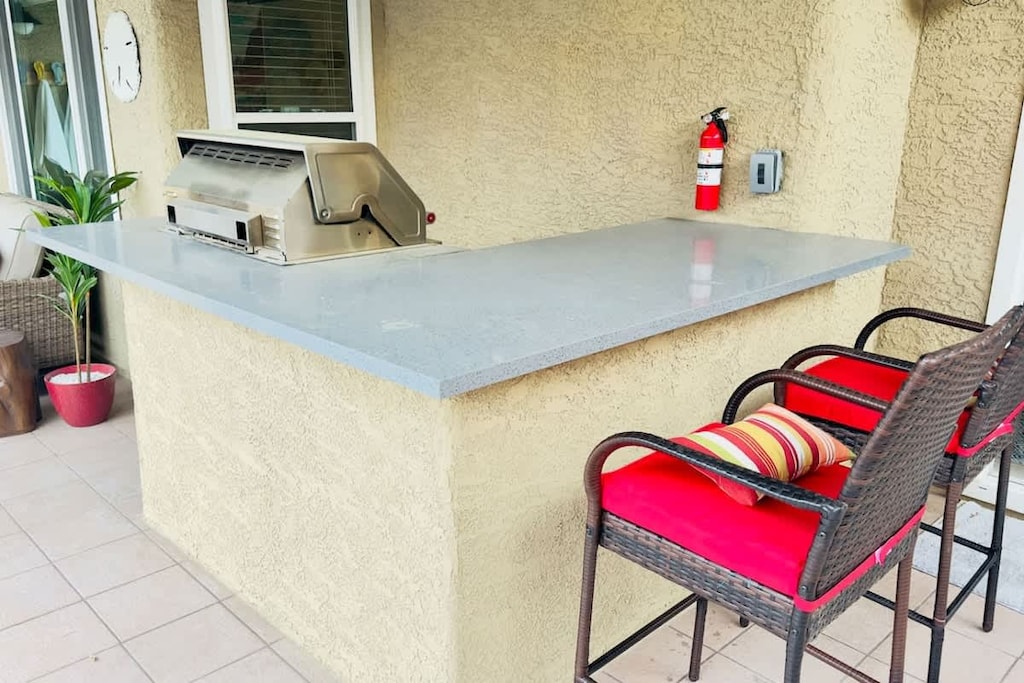 Relax and unwind on the spacious outdoor patio, perfect for morning coffee or evening lounging.