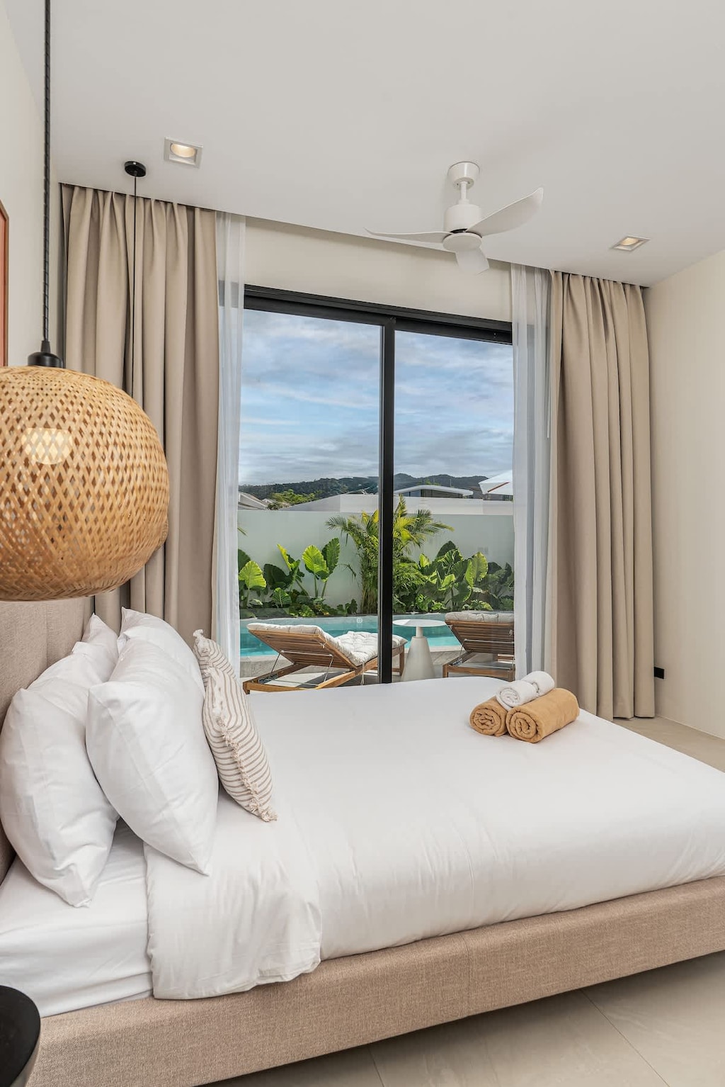All doors can be locked from the inside You will find AC and ceiling fans in every rooms. 