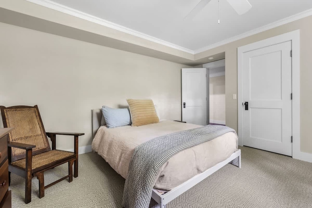 Bedroom 5 is on the lower level & has a double bed.