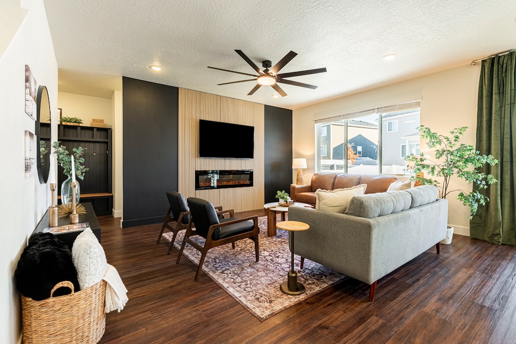 Lounge area with comfortable seating