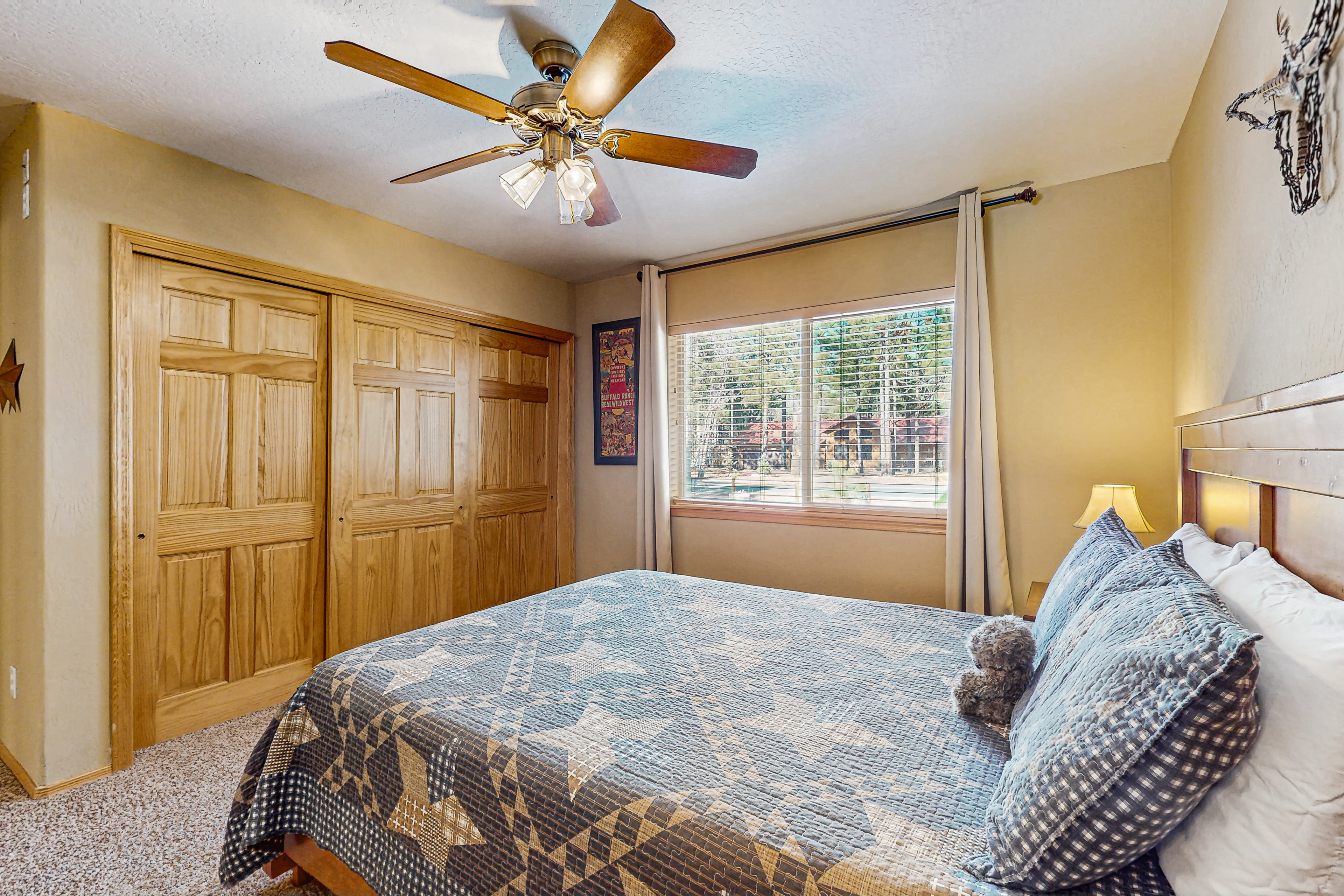 Fire Pit + Yard: Woodsy Retreat Near Woodland Lake