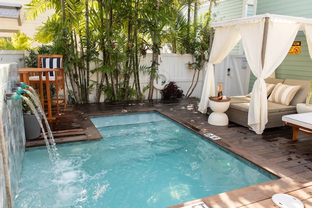 Oasis Pool #1 with Waterfall and Cabana