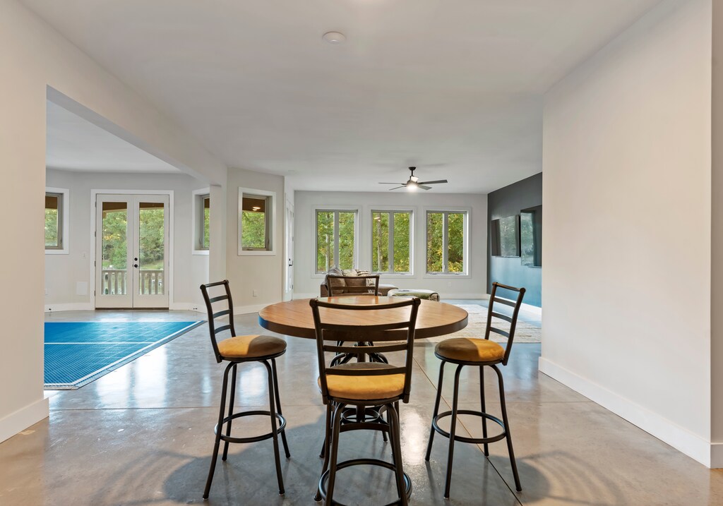 Card table in lower level-enjoy board games, cards or meals!