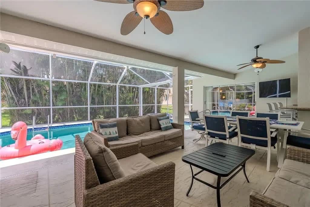 Inviting outdoor pool area perfect for relaxing and enjoying your stay.