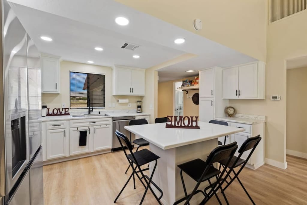 Family-sized dining area for group meals