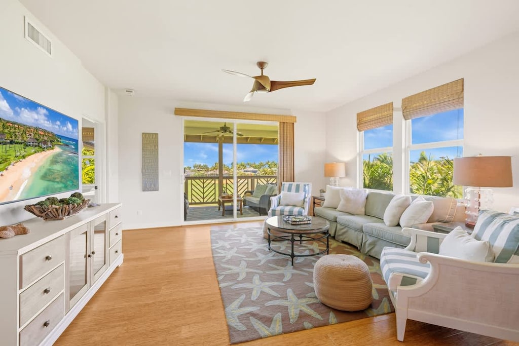 Living Room & Lanai