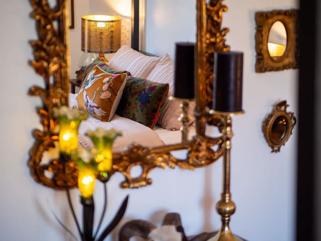 Relax and unwind in our tranquil bedroom space, where the ambiance is as inviting as the comfortable furnishings.