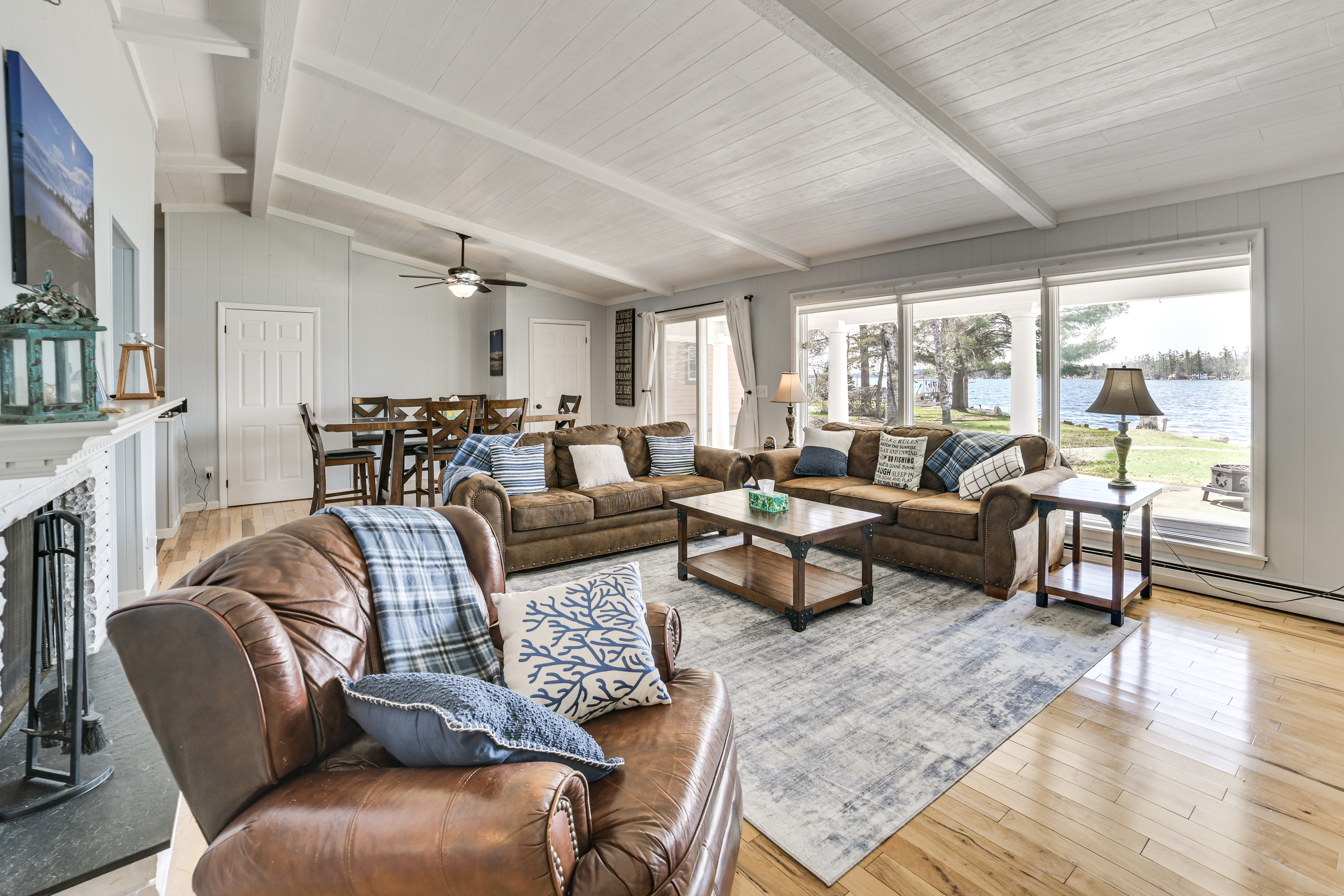 Spacious Getaway w/ Beach & Views on Otsego Lake!