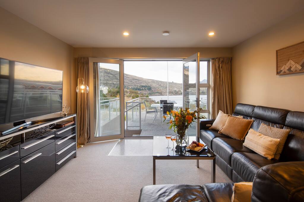 Cozy Living with Heat Pump or AC
Relax in the spacious living room, featuring a heat pump or AC to keep you comfortable year-round, while enjoying stunning views of the surrounding landscape.