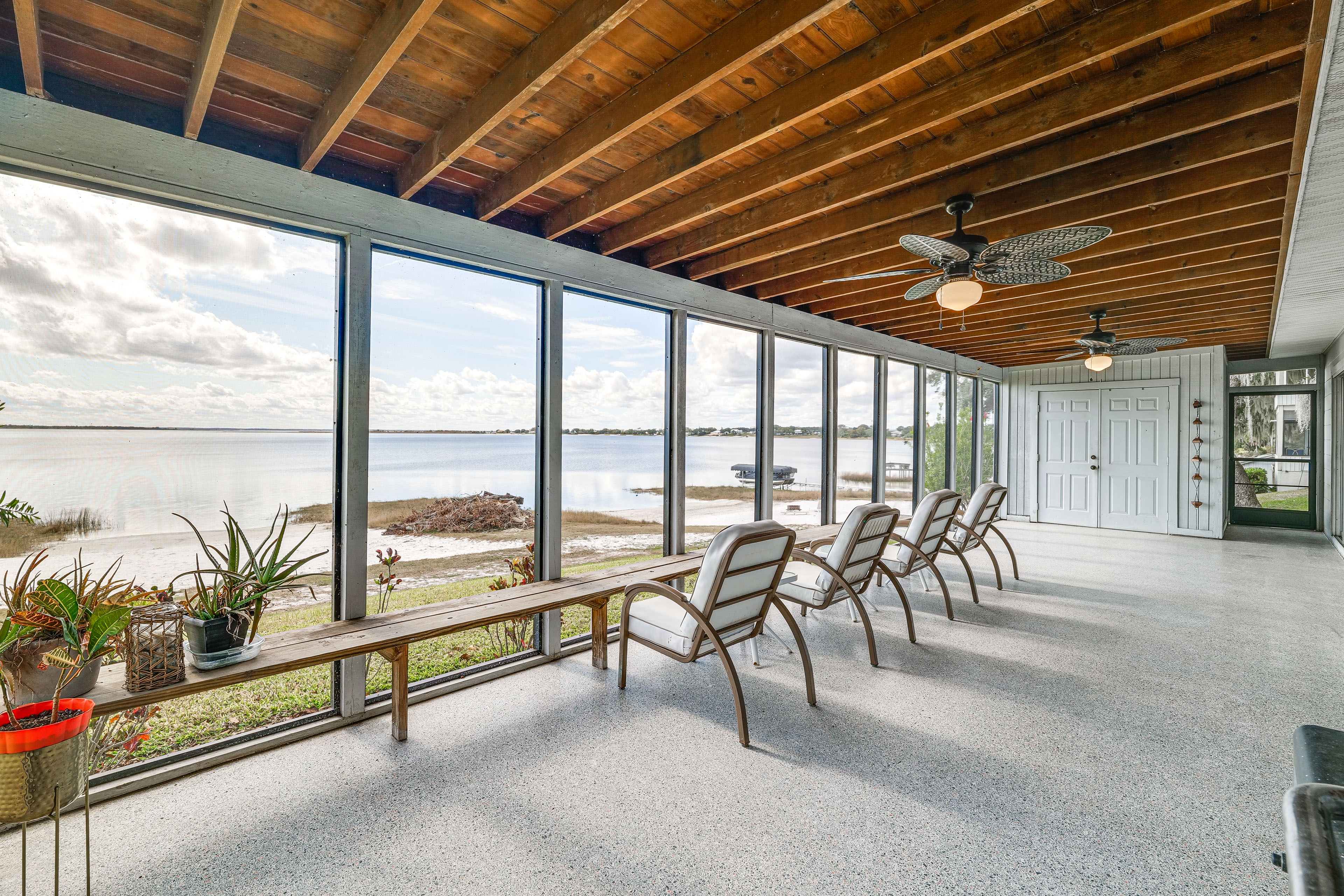 Water Access + Beach Area: Crooked Lake Escape