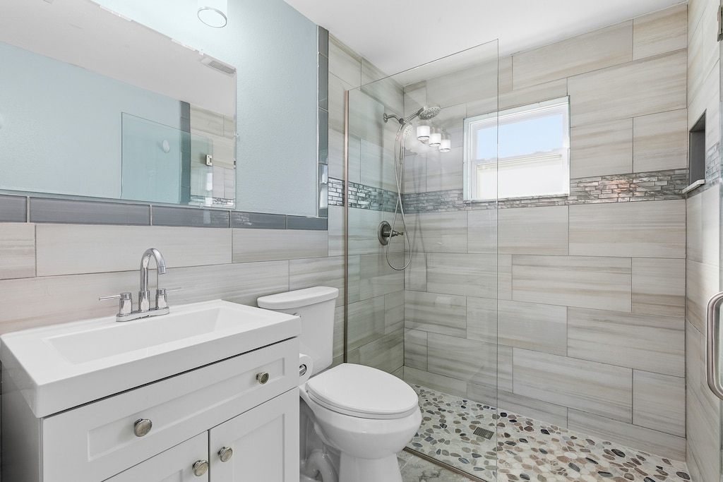 Primary King Ensuite Bathroom with Walk-in Shower