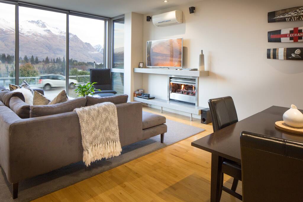 Living room and view