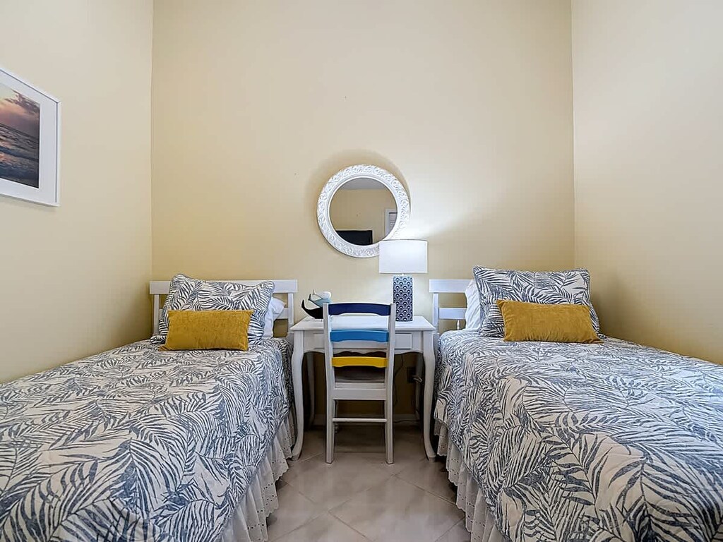 Sleep soundly in cozy beds with premium linens and soft duvets.