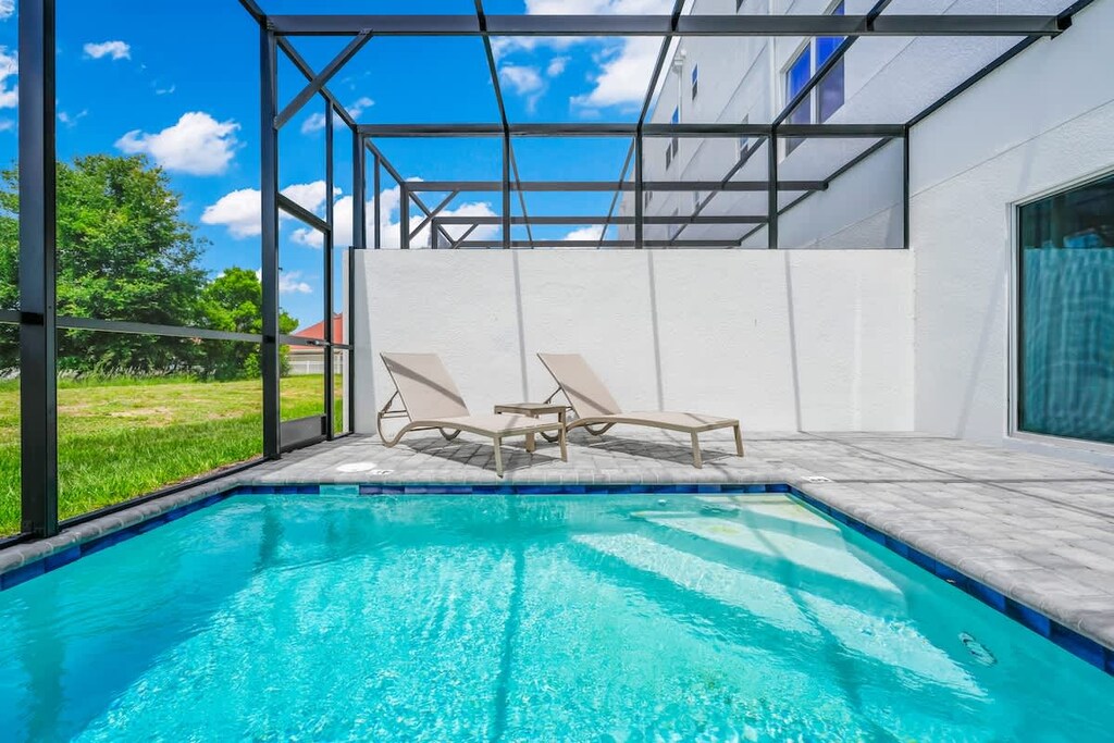Enjoy your own private oasis with a fully fenced pool for ultimate relaxation and security.