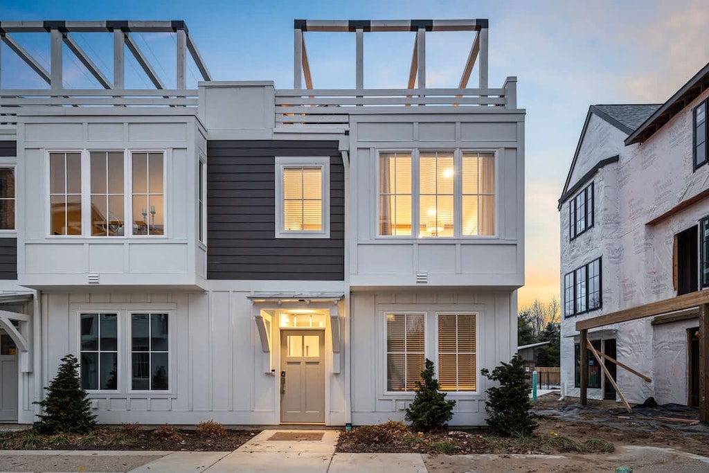 Modern design, clean lines, and the warm glow of welcome home.