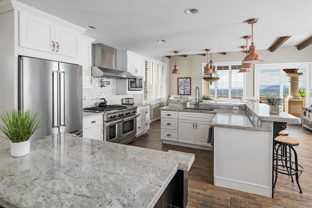 Dialed in kitchen with all the cooking basics