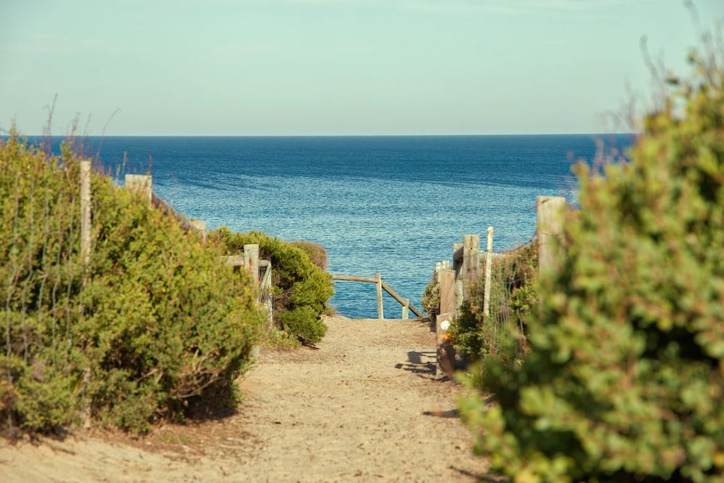 nearby beach