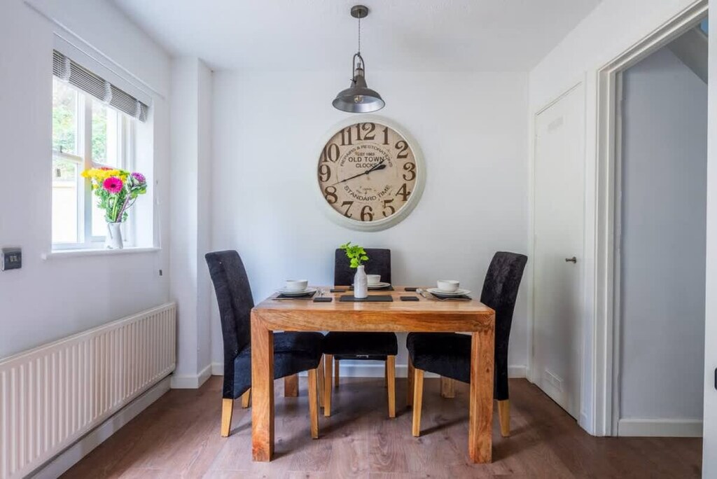 Spacious dining area