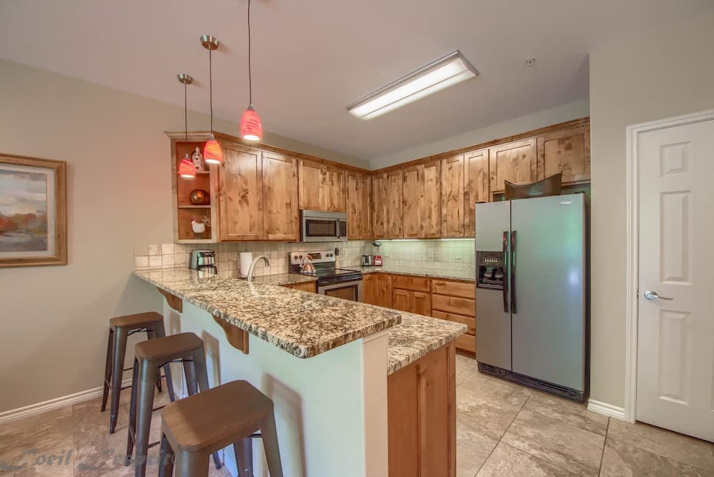 Fully stocked kitchen 