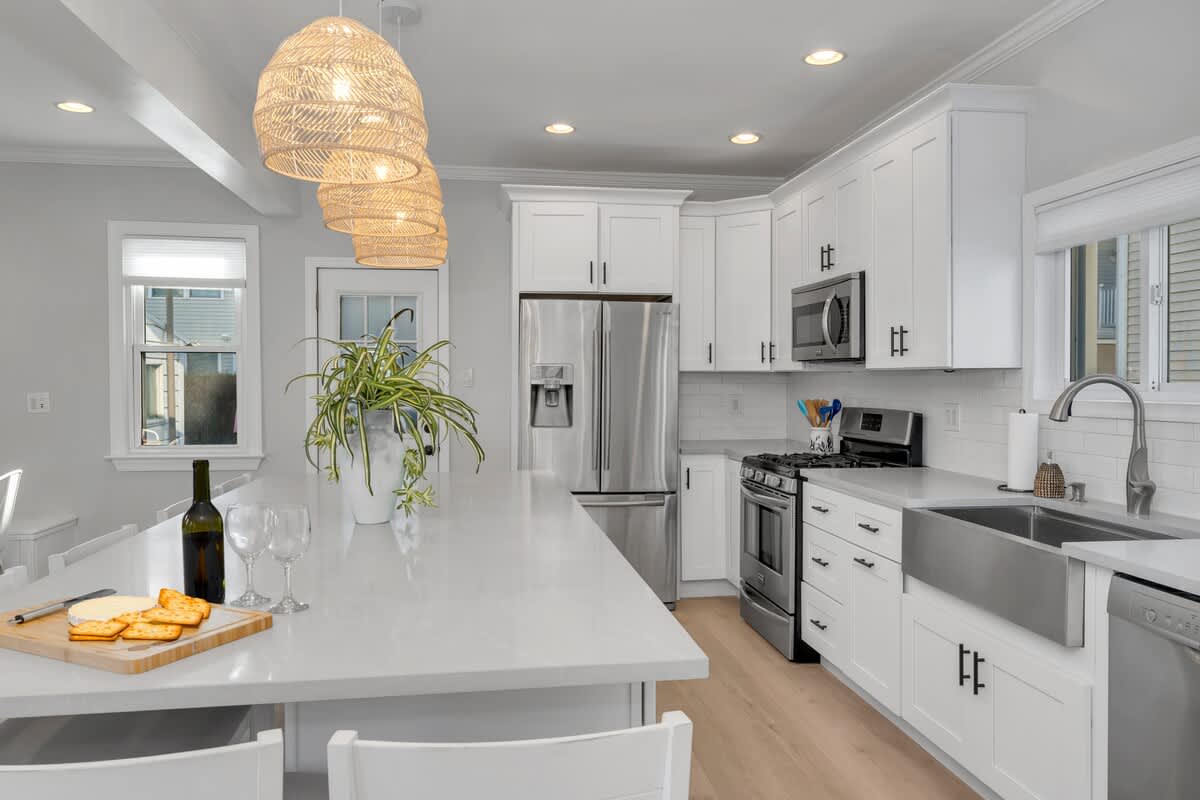 Cook, dine, and entertain in your fully renovated gourmet kitchen with stainless steel appliances.