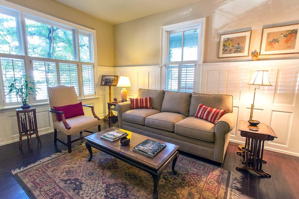 The perfect place to settle in for the evening.