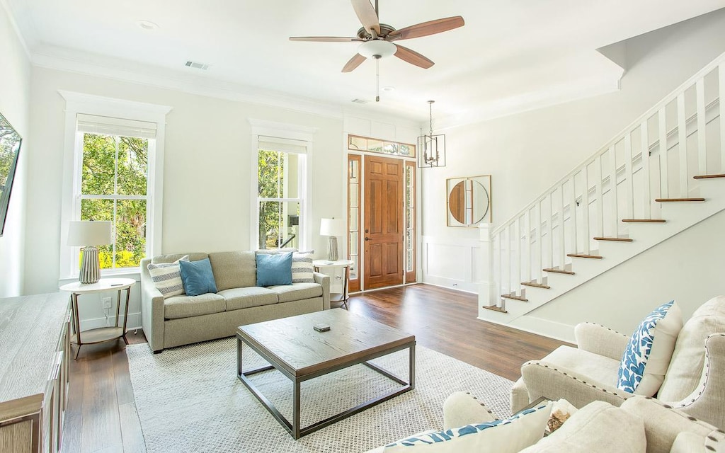 View of the living room.