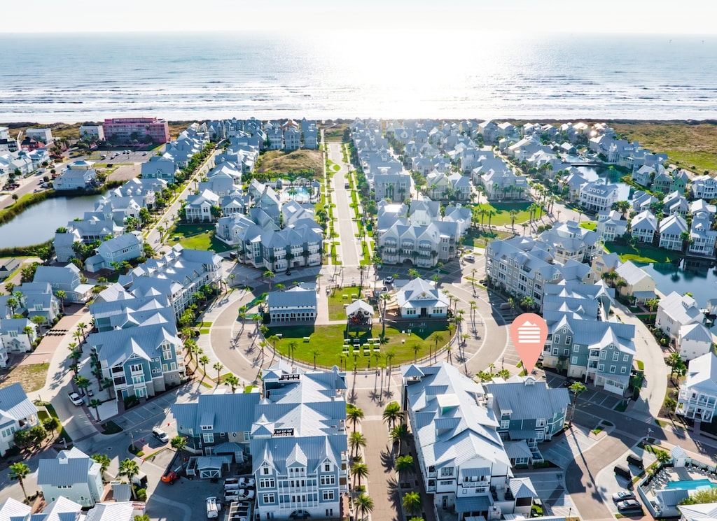 Aerial View, Location. 