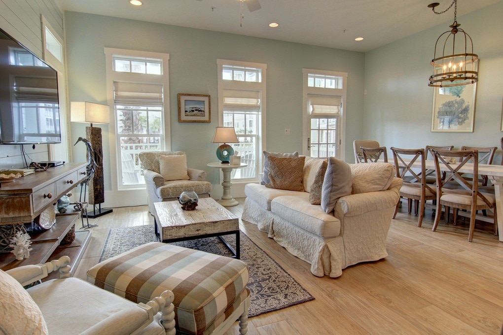 Living Area, First Floor. 