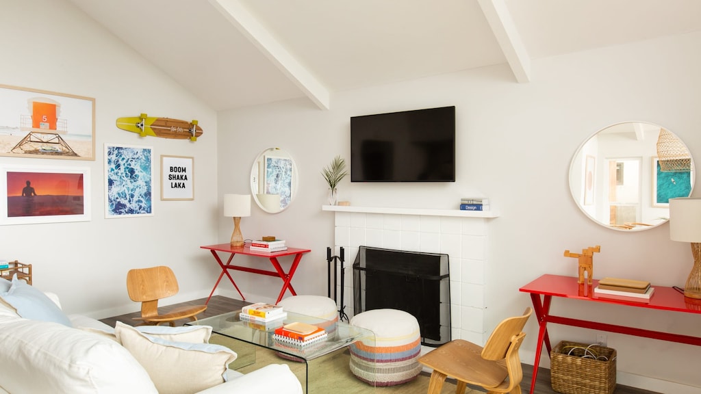 Bright and airy living room.