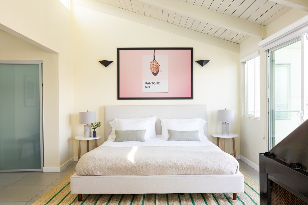 Interior shot of Primary Bedroom.