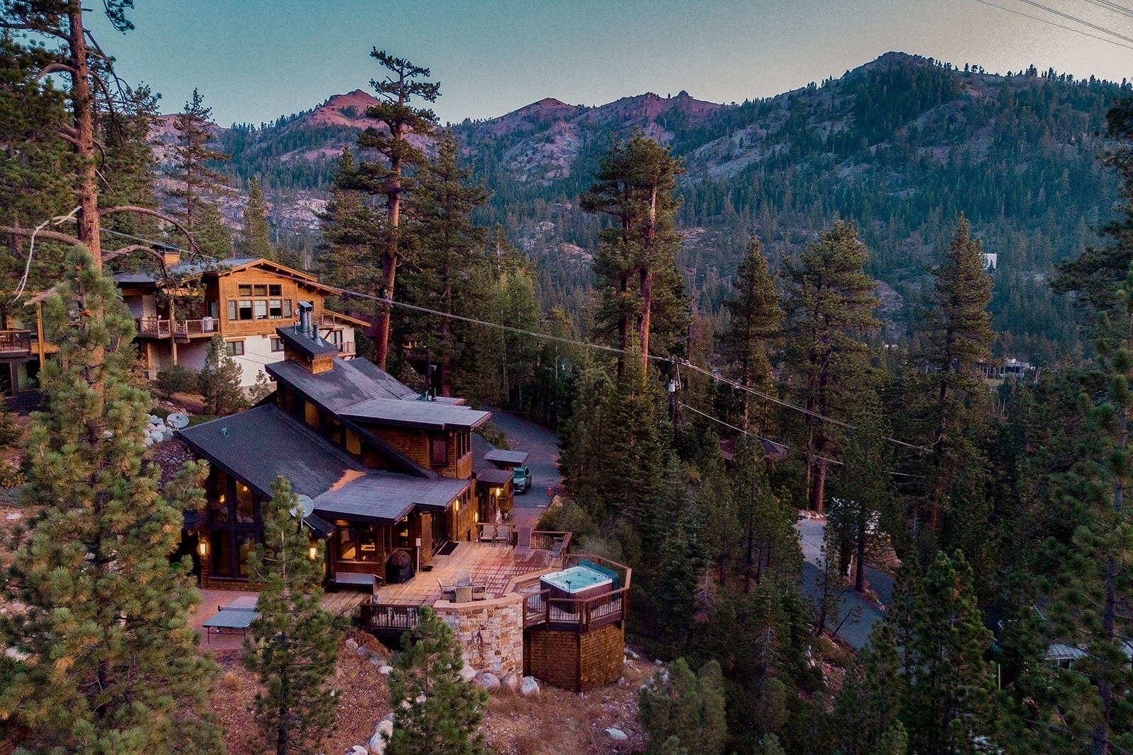 Stunning views of Lake Tahoe from your mountain escape.