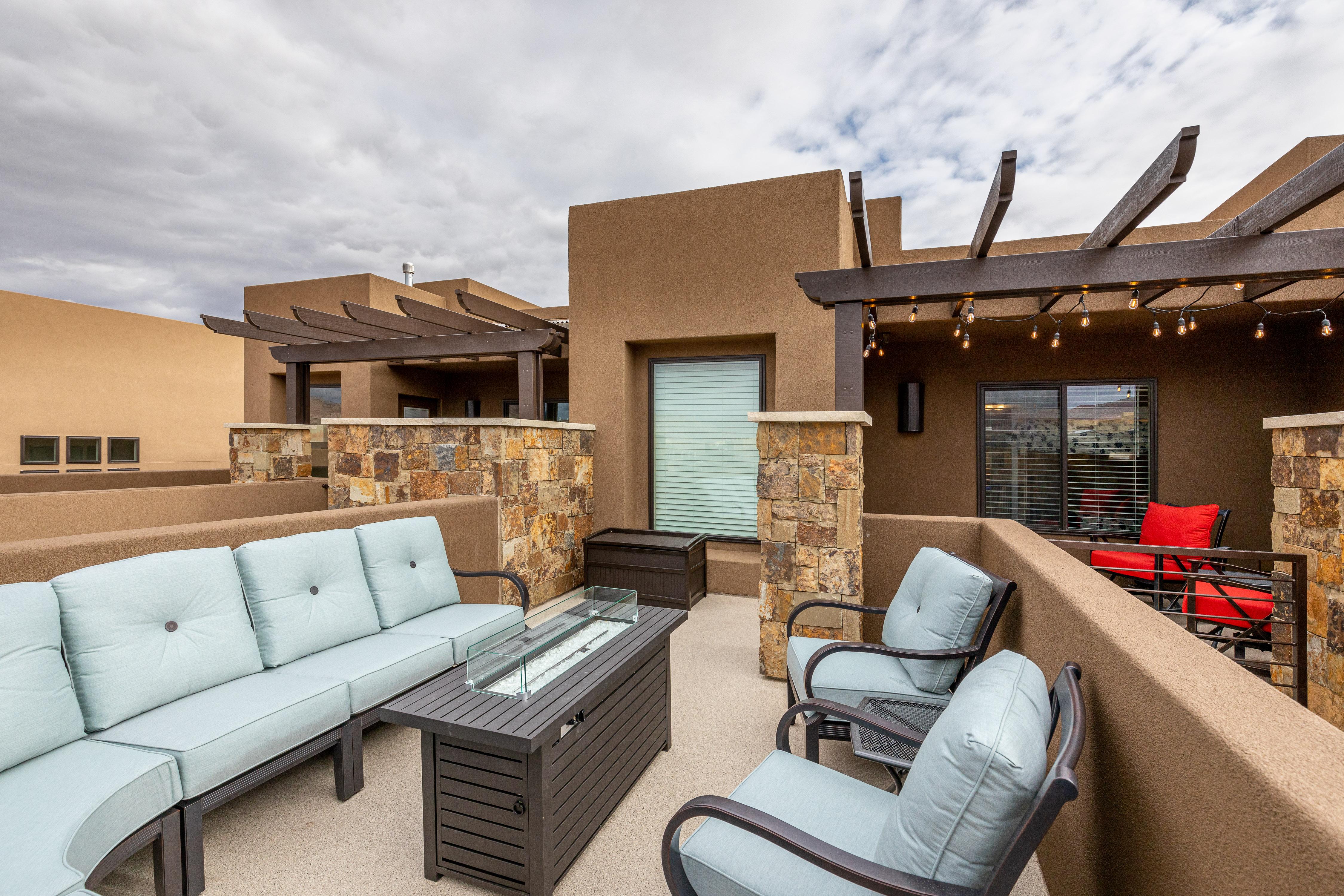 This deck is the perfect place to enjoy the weather of St. George!